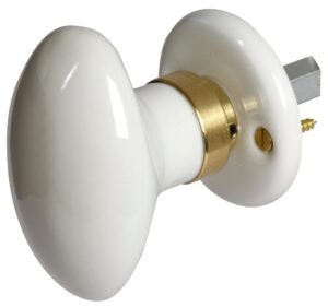 Porcelain door knob.