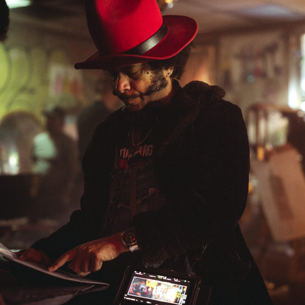 boots Riley behind the scenes of I love boosters