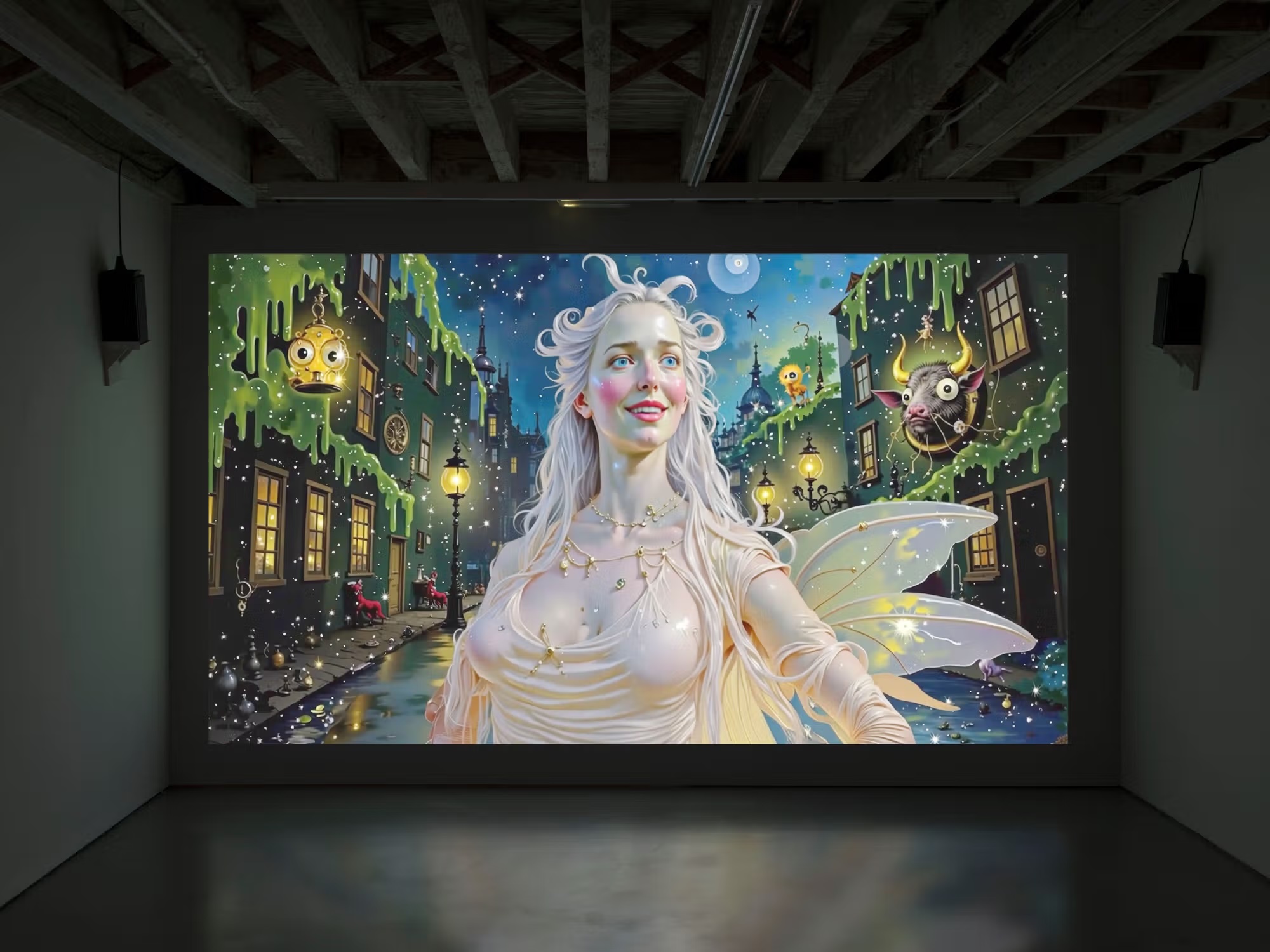Rachel Maclean, The Enchantment of Reason, Installation View, 2026, Courtesy of Josh Lilley Gallery