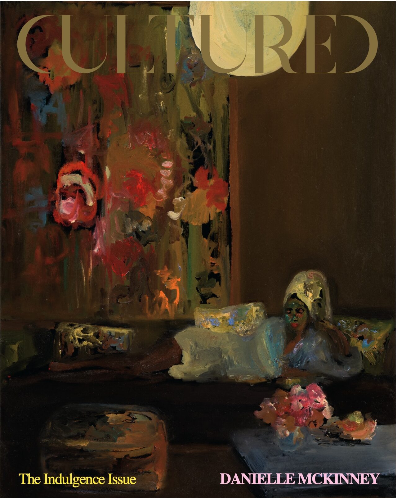 Daniell Mckinney painting for CULTURED magazine