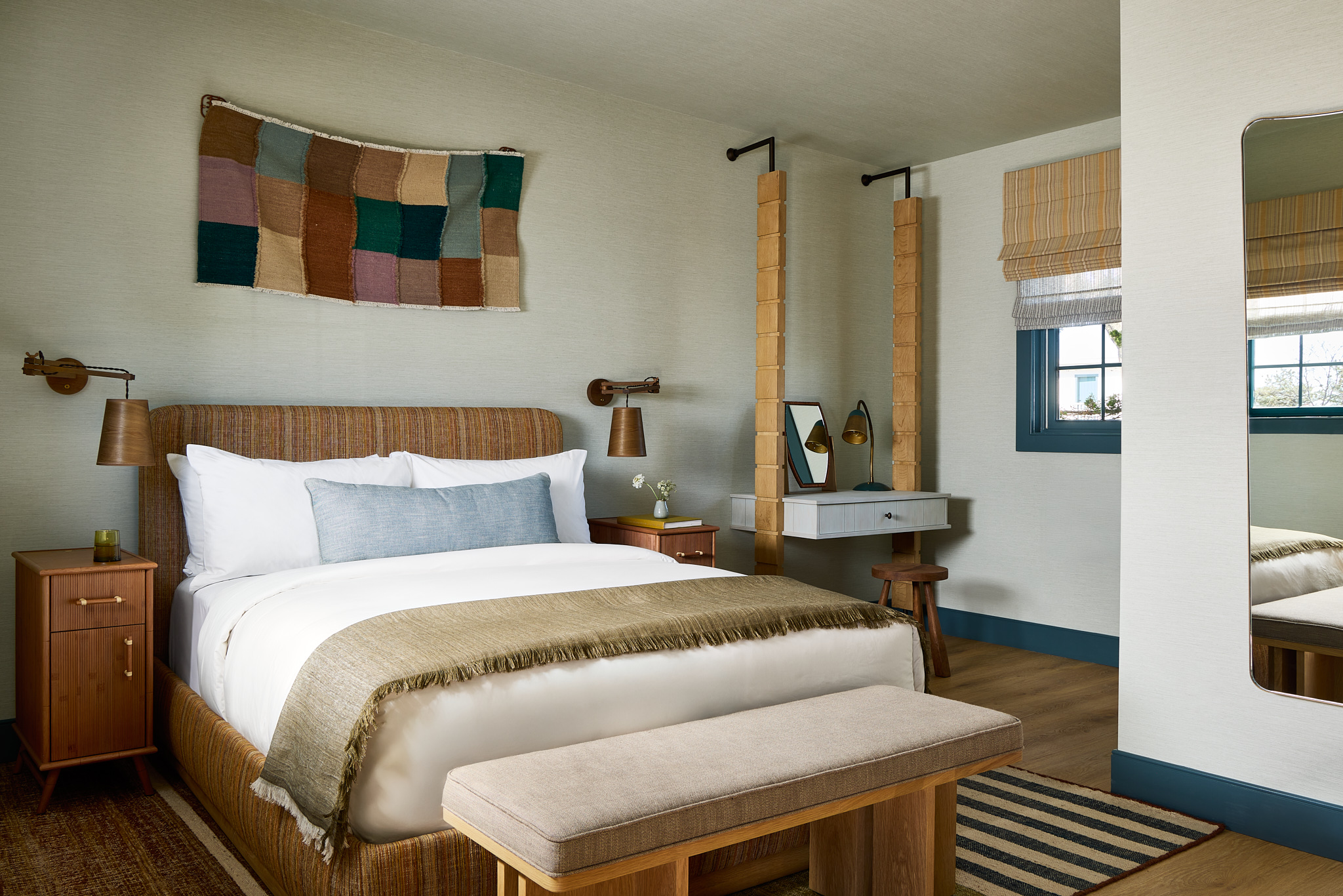 travel-where-to-stay-hamptons-2026 Hotel Corduroy in Montauk is one of the best places to stay for a vacation in the Hamptons this summer.