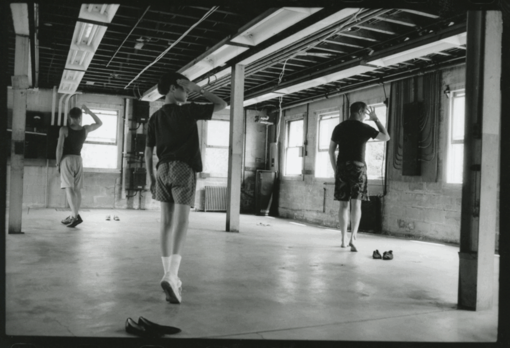 Bob Wilson workshopping The Meet Girl at the Watermill Center