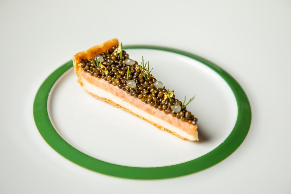Emeril's' salmon cheesecake