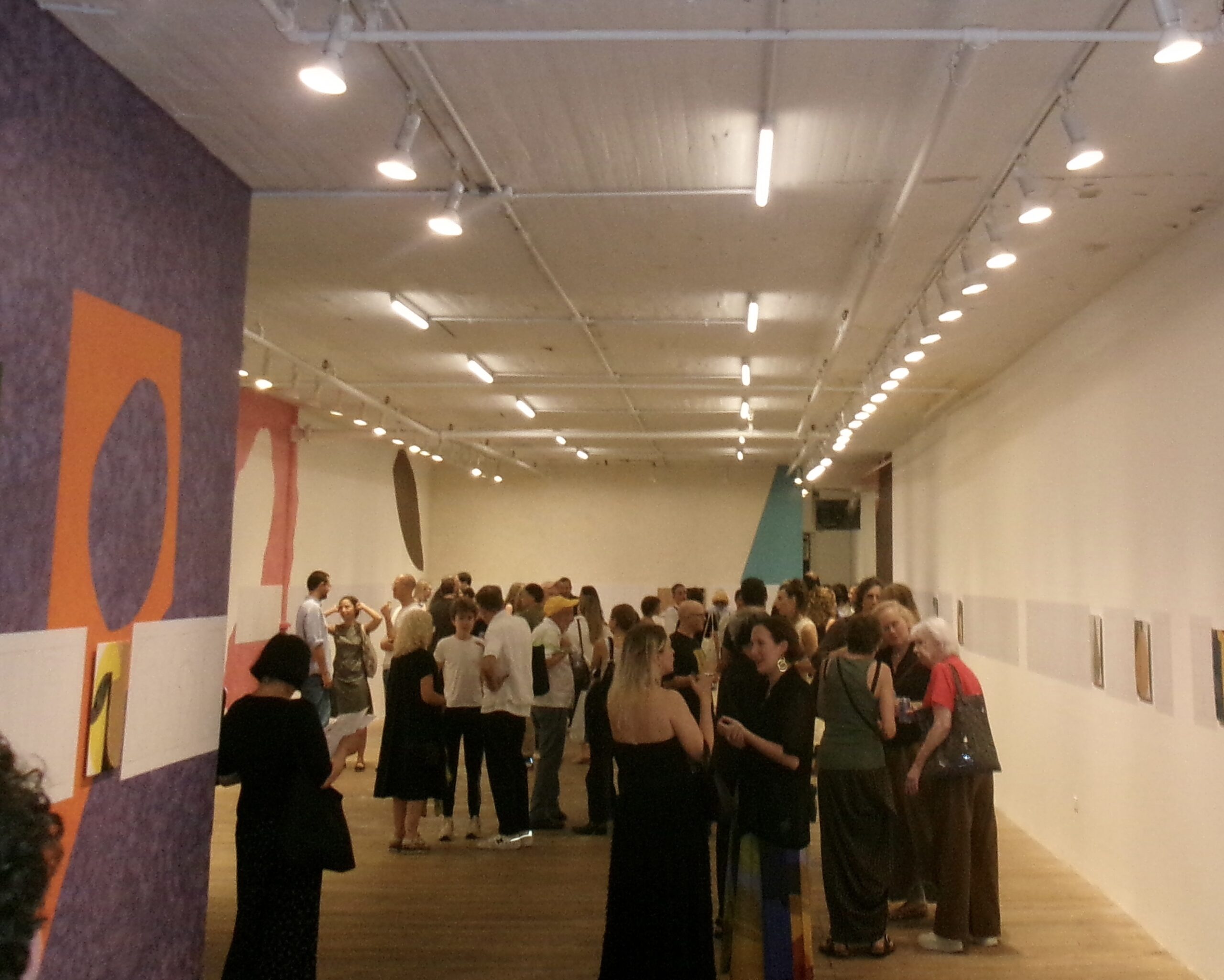 New York art exhibition opening night