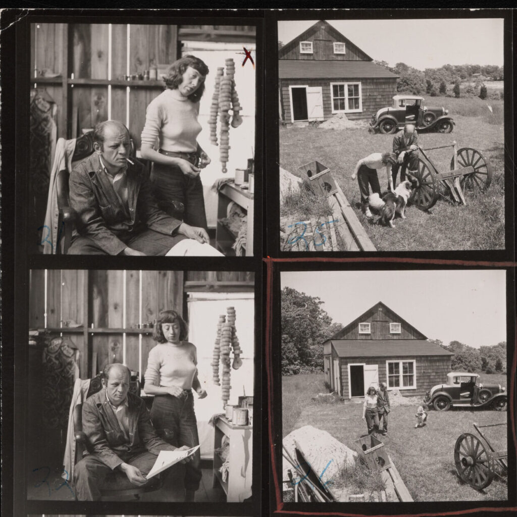 Jackson Pollock and Lee Krasner, 1949.