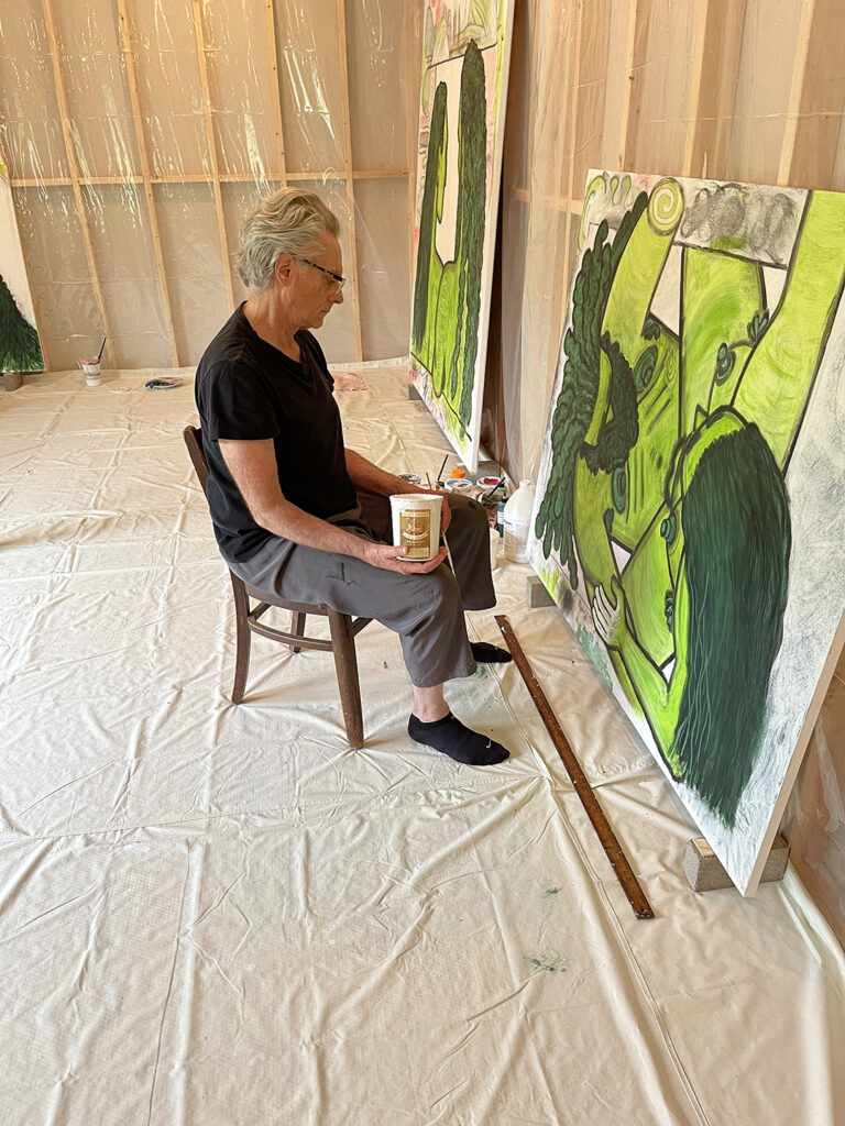 Artist and painter Carroll Dunham ahead of her new gallery show in upstate new york.