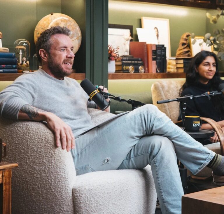 Comedian Dax Shepard on his podcast Armchair Expert