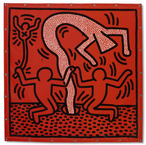Painter Keith Haring, Untitled, 1983.