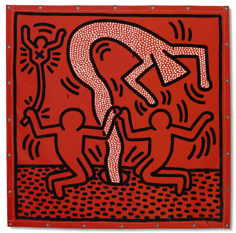 Painter Keith Haring, Untitled, 1983.